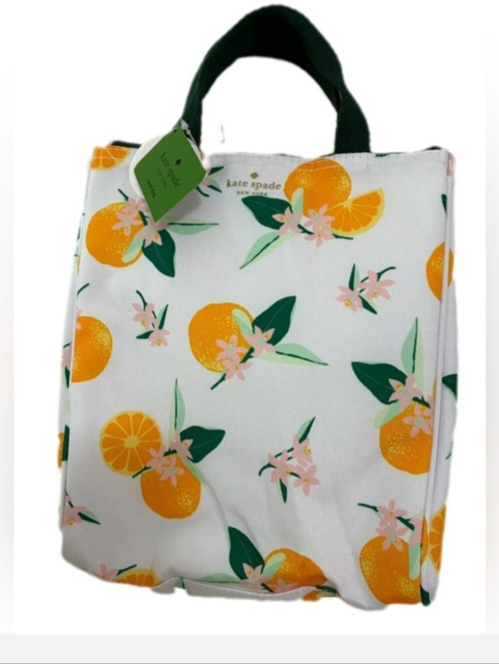 Kate Spade Orange Citrus Lunch Tote & Food Container NWT